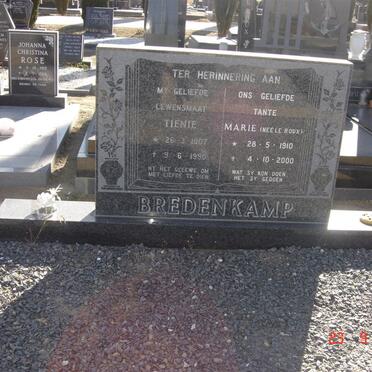BREDENKAMP Tienie 1907-1990 &amp; Marie  LE ROUX 1910-2000
