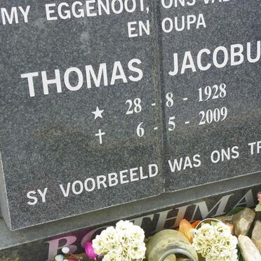BOTHMA Thomas Jacobus 1928-2009