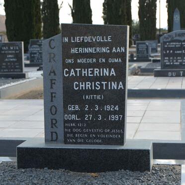 CRAFFORD Catharina Christina 1924-1997