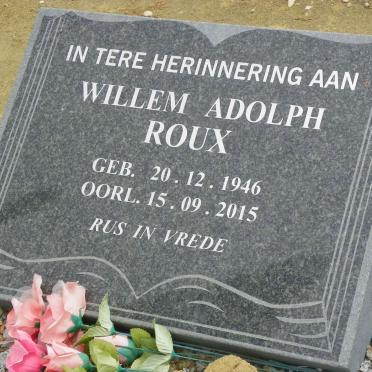 ROUX Willem Adolph 1946-2015