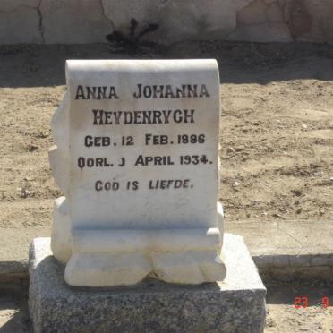 HEYDENRYCH Anna Johanna 1886-1934
