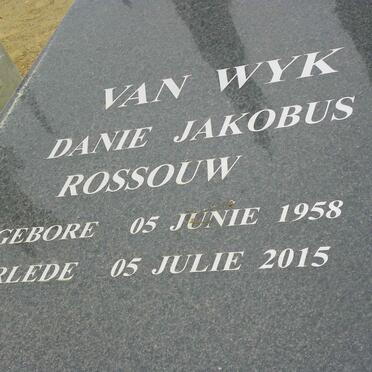 WYK Danie Jakobus Rossouw, van 1958-2015