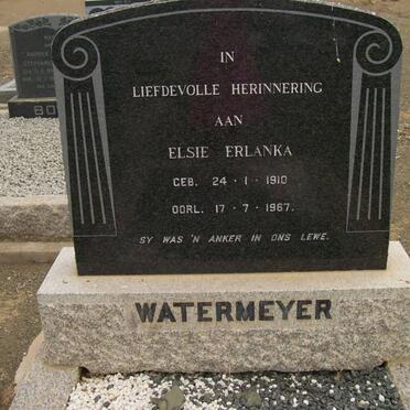 WATERMEYER Elsie Erlanka 1910-1967