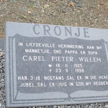 CRONJE Carel Pieter Willem 1925-1998