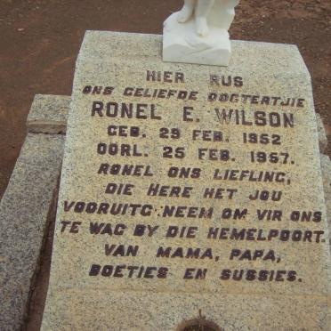 WILSON Ronel E. 1952-1957