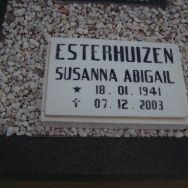 ESTERHUIZEN Susanna Abigail 1941-2003
