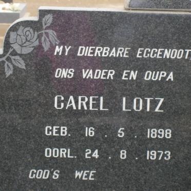 BOTES Carel Lotz 1898-1973 &amp; Anna Magdalena NIEHAUS 1898-