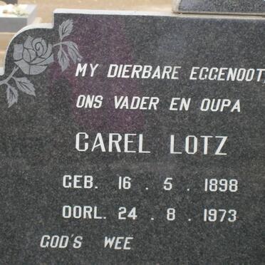 BOTES Carel Lotz 1898-1973 &amp; Anna Magdalena NIEHAUS 1898-