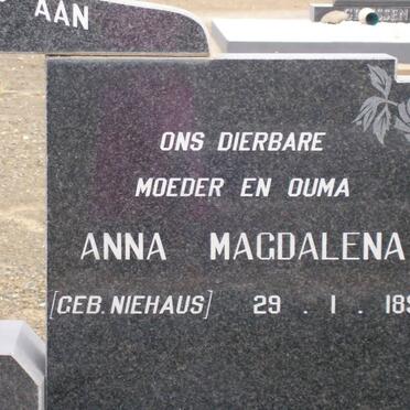 BOTES Anna Magdalena nee NIEHAUS 1898-