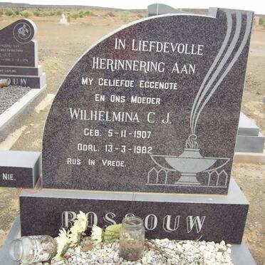 ROSSOUW Gert H.L. 1900-1968 &amp; Wilhelmina C.J. 1907-1982