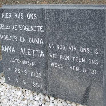 NIGRINI Lukas Marthinus 1910-1992 &amp; Anna Aletta ESTERHUIZEN 1909-1990