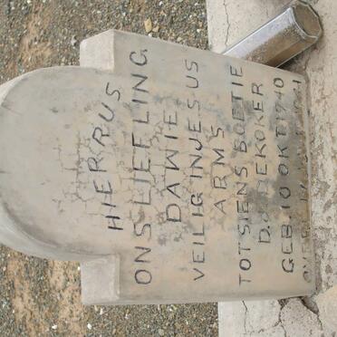 KOKER Dawie, de 1940-1941