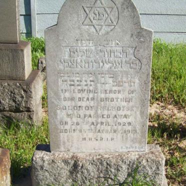 ? Solomon 1913-1929