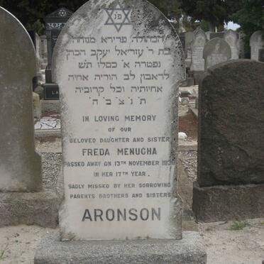 ARONSON Freda Menucha -1939