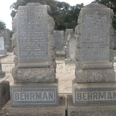 BEHRMAN Harris -1923 &amp; Dora -1915