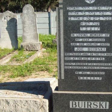 BUIRSKI Joe -1951 