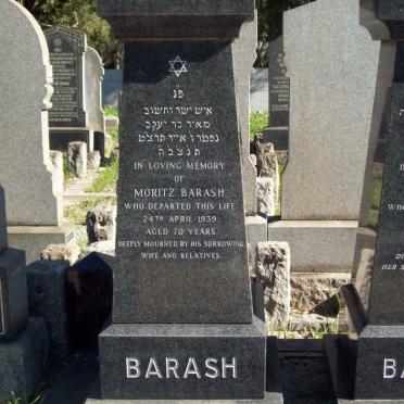BARASH Moritz  -1939 :: BARASH Zilla -1942