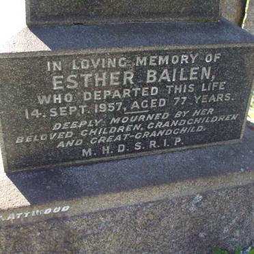 BAILEN Esther -1957 