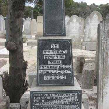 CHAIMOWITZ Clara -1937