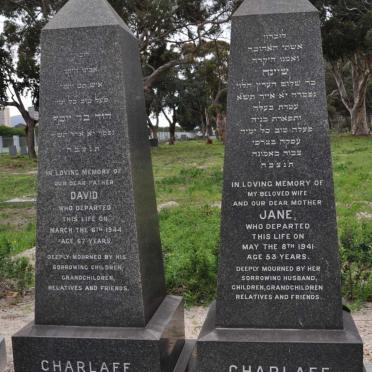 CHARLAFF David -1944 &amp; Jane -1941
