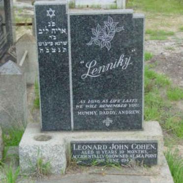 COHEN Leonard John -1942