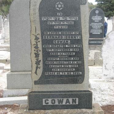 COWAN Bernard -1940