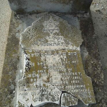 CORNOFSKY Ruby 1911-1921