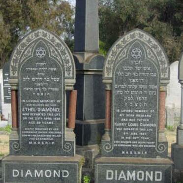 DIAMOND Harry Louis -1927 &amp; Ethel-1938
