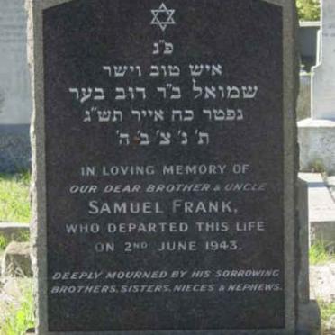 FRANK Samuel -1943