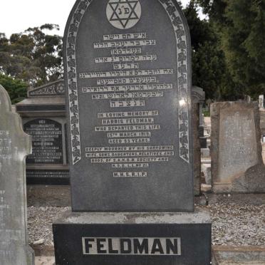 FELDMAN Harris -1919