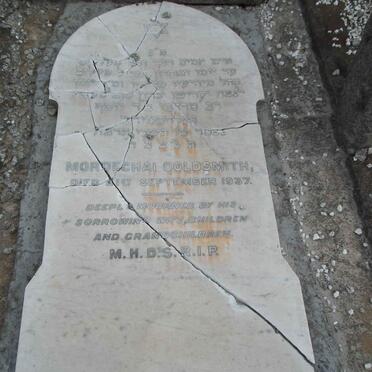 GOLDSMITH Mordechai -1937