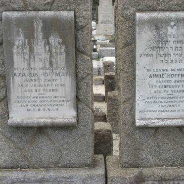 HOFFMAN Lazarus 1948 & Annie -1951
