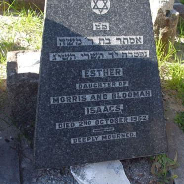 ISAACS Esther -1952
