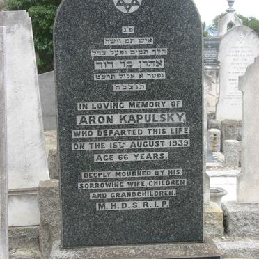 KAPULSKY Aron -1939