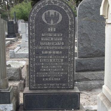 KAHN Elias -1923