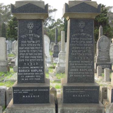 KAPLAN Boruch -1932 &amp; Annie -1945