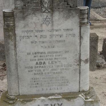 LEVY Ada -1940
