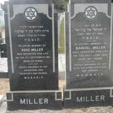 MILLER Samuel -1942 &amp; Rose -1961