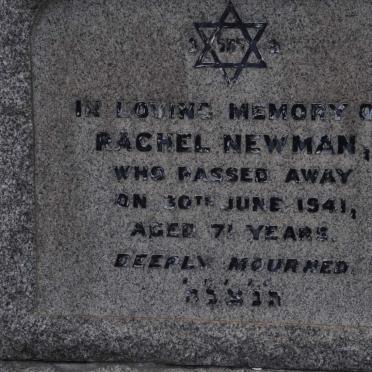 NEWMAN Rachel -1941