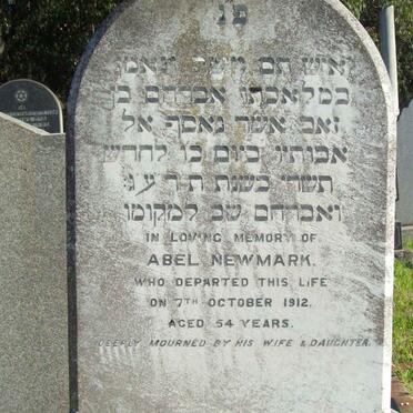NEWMARK Abel  -1912