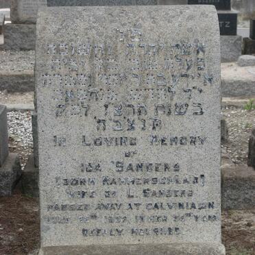 SANDERS Ida nee HAMMERSCHLAG -1937