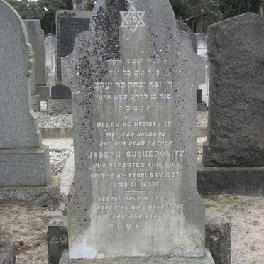 SUCHEDOWITZ Joseph -1937