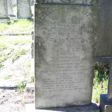 SOLOMON Morris ?