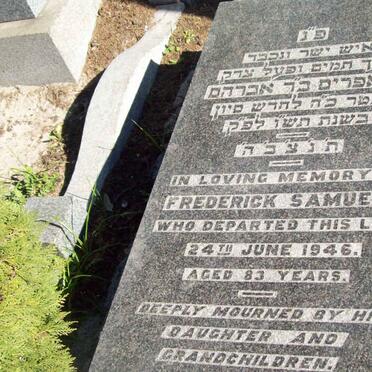 SAMUELS Frederick  -1946 