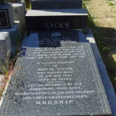 SACKS Motte -1952
