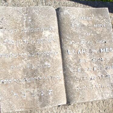 SHAMES Leah nee BAUM  -1928