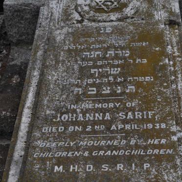 SARIF Johanna -1938