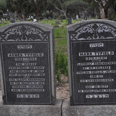 TYFIELD Mark 1879-1947 &amp; Agnes 1885-1940