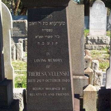 VELENSKI Theresa  -1940