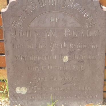 BLAKE John W. -1876